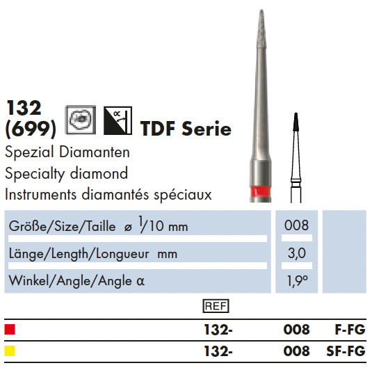 TDF Dia-Instr. Speciaal diamanten instrument