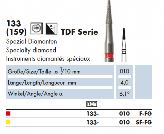 TDF Dia-Instr. Speciaal diamanten instrument