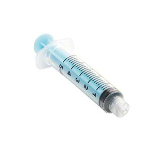 CANALPRO LUER LOCK SPUIT 5ML BLAUW X50ST.