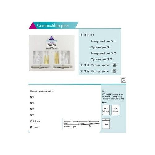 VERBRANDBARE STIFT 2 X100ST.