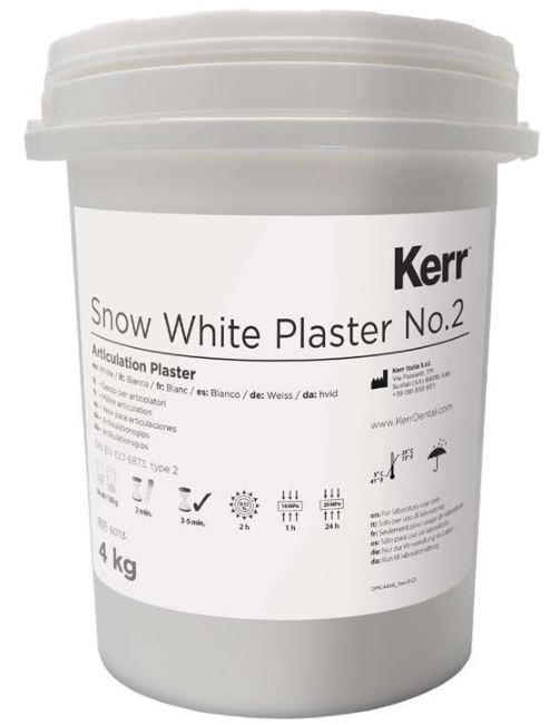 SNOW WHITE PLASTER NO.2 - 4,5KG.