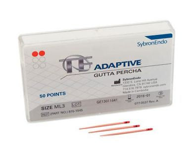 TF ADAPTIVE GUTTA PERCHA POINT M/L ROOD ML3