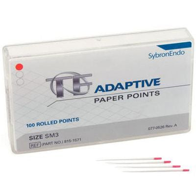 TF ADAPTIVE PAPERPOINTS SMALL ROOD X100ST.