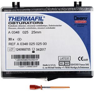 THERMAFIL OBTURATORS 25MM. 025 X30ST.