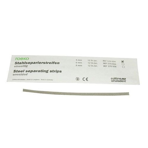 SCHUURSTRIP METAAL 135X4MM. X12ST.