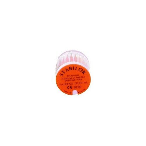 STABILOK TITANIUM PIN 0,76MM ORANJE MEDIUM (20 PINS +1 BOOR)