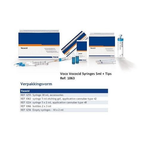 VOCOCID ETCHANT SYRINGE 5ML + TIPS 42