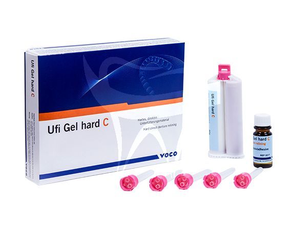 UFI GEL HARD C SET CARTRIDGE + MIXING TIPS + ADHESIVE 80GR. 2215