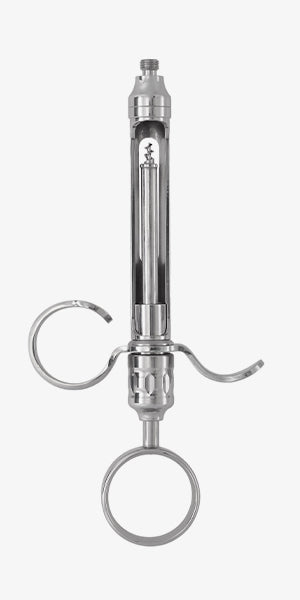 STAINLESS STEEL SYRINGE SINGLE RING EU. THR.