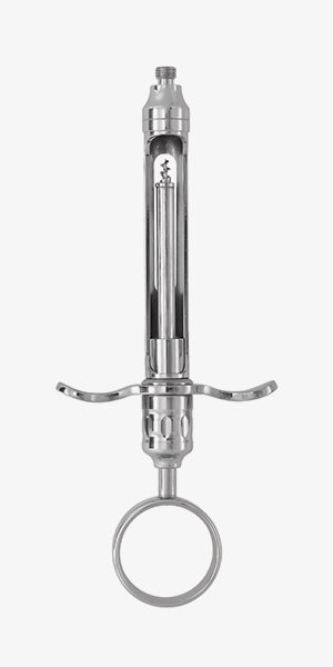 STANDARD STAINLESS STEEL  SYRINGE EU.THR.